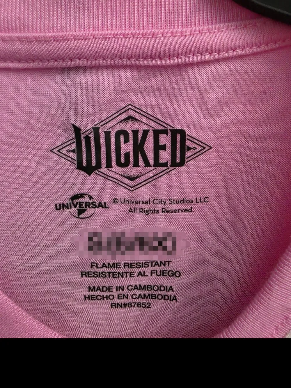 Wicked Girls Pajamas Set Shirt Pants Movie Elphaba Glinda Pink Green, NEW